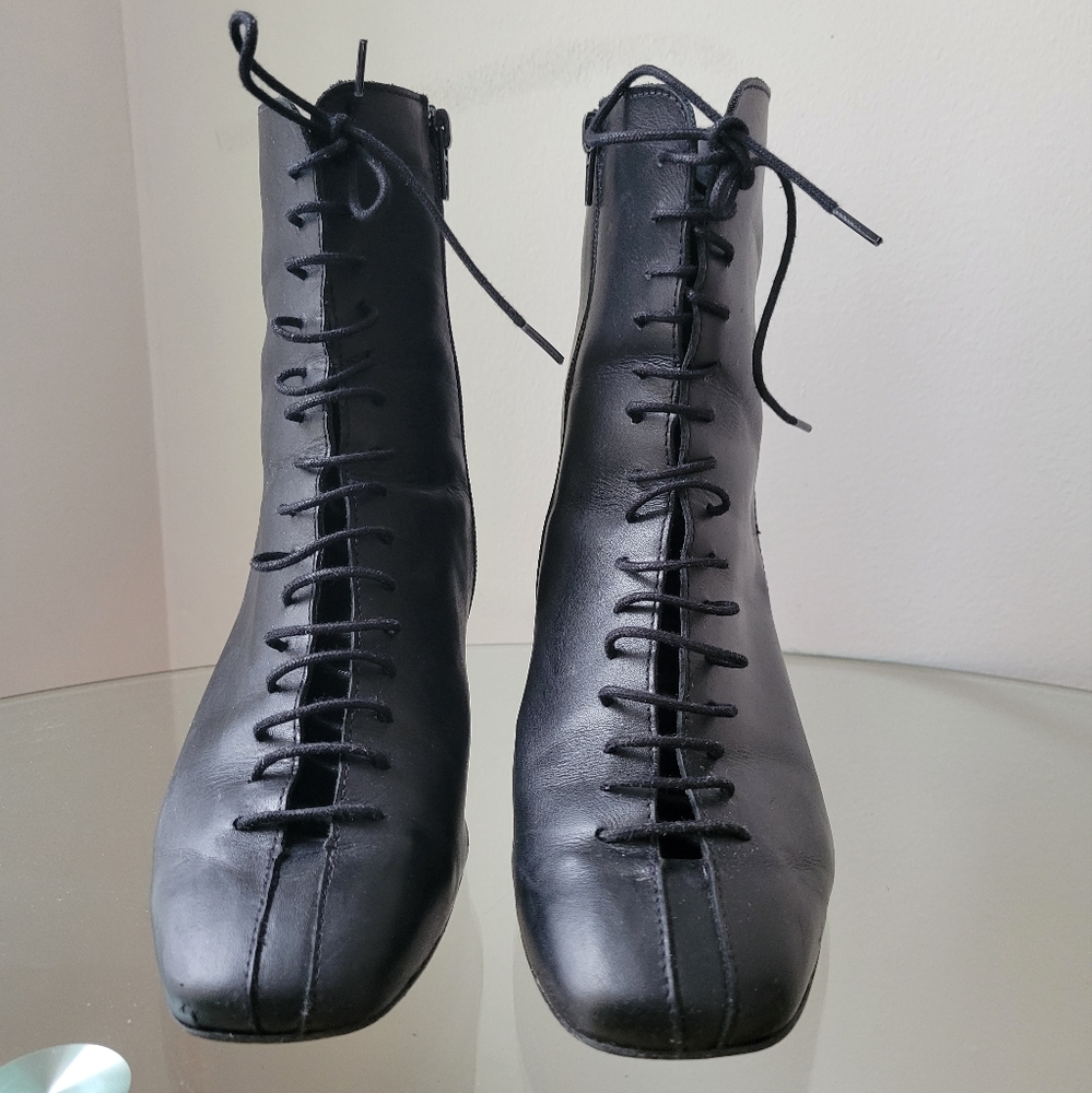 DEPP Leather Lace Up Boots